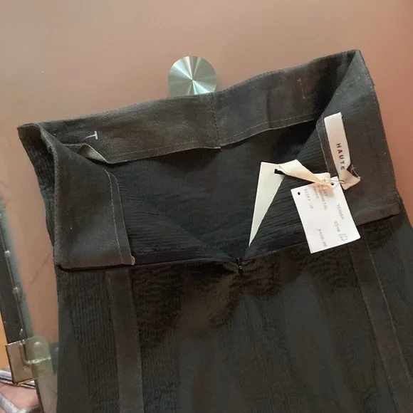 Haute - Rare Genuine Italian leather skirt 2/4 - Picture 12 of 16